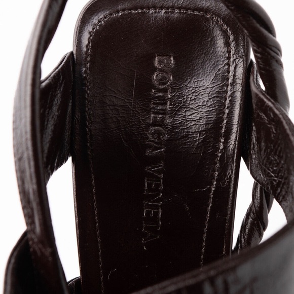 New The Point Leather Slingback ShoesEU39.5 Crushed available in 9.5 black - Picture 9 of 9